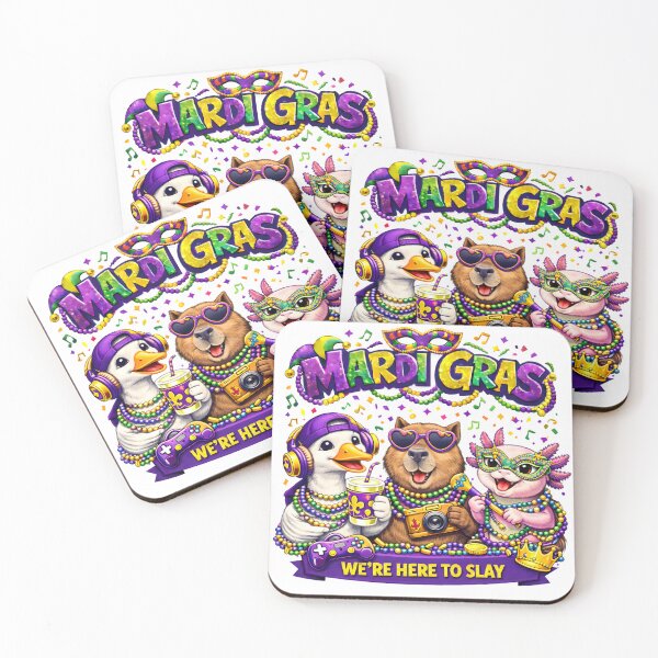 Item preview, Mardi Gras We’re Here To Slay designed and sold by AnnDesignStudio.