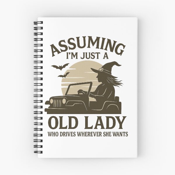 Item preview, Assuming I'm Just an Old Lady – Funny Witch Halloween Design designed and sold by best-2025.