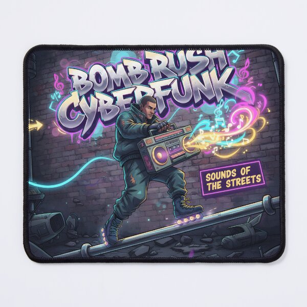 Item preview, Bomb rush cyberfunk Sticker designed and sold by Inkspire-Shop83.