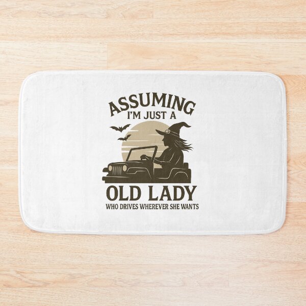 Item preview, Assuming I'm Just an Old Lady – Funny Witch Halloween Design designed and sold by best-2025.