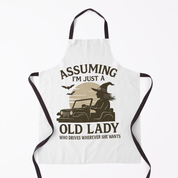 Item preview, Assuming I'm Just an Old Lady – Funny Witch Halloween Design designed and sold by best-2025.