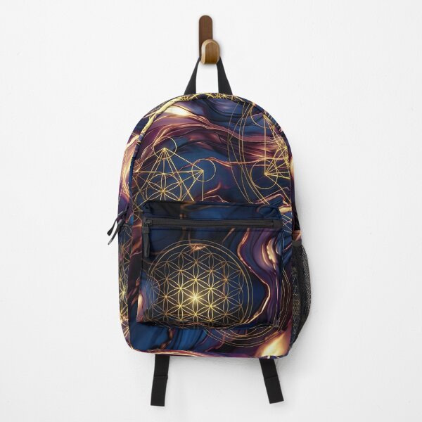 Item preview, Sacred Geometry Embedded in Liquid Gold Fluid designed and sold by BrickByDream.