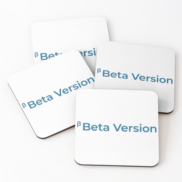 Item preview, Beta Version Funny Geek Programmer Greek Letter Design designed and sold by ELmestka.