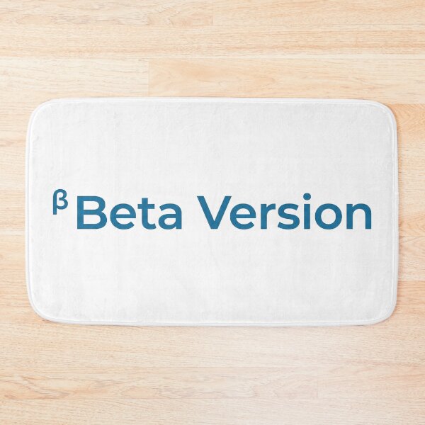 Item preview, Beta Version Funny Geek Programmer Greek Letter Design designed and sold by ELmestka.