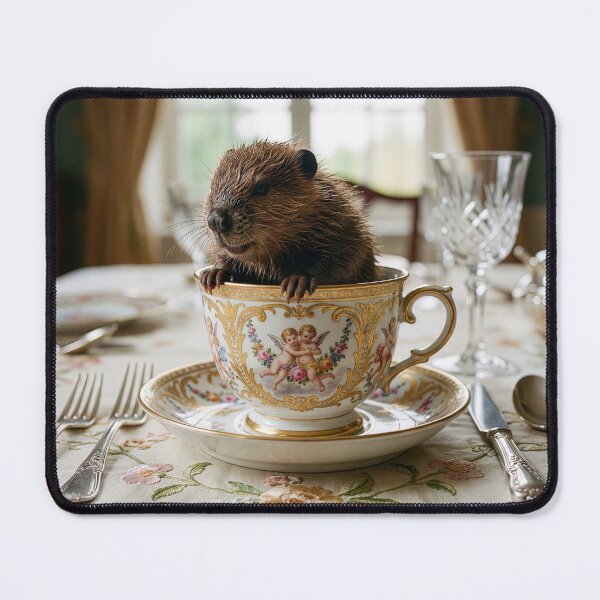 Artikelvorschau, Biber in einer Teetasse entworfen und verkauft von Tridentulus.