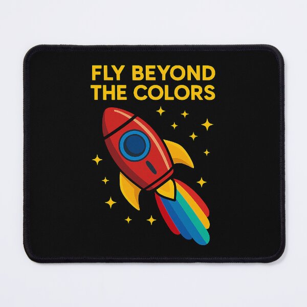 Item preview, Fly Beyond the Colors – Rainbow Rocket Motivational Design designed and sold by best-2025.
