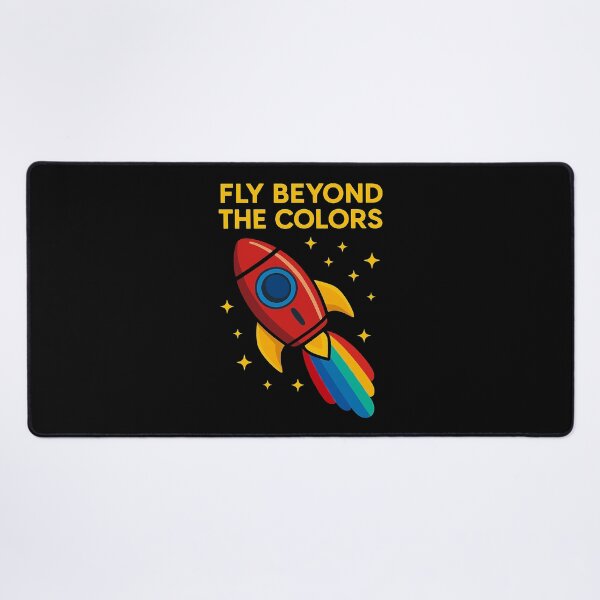 Item preview, Fly Beyond the Colors – Rainbow Rocket Motivational Design designed and sold by best-2025.