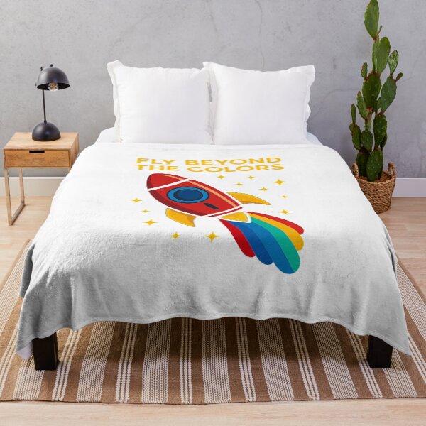 Item preview, Fly Beyond the Colors – Rainbow Rocket Motivational Design designed and sold by best-2025.