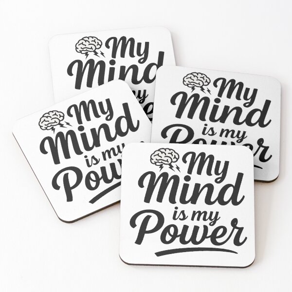 Item preview, My Mind Is My Power – Minimalist Black Typography Design designed and sold by best-2025.