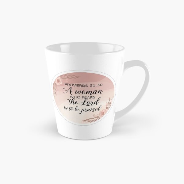 Item preview, Proverbs 31:30 Christian Sticker – A Woman Who Fears the Lord Feminine Design designed and sold by Illustrated Faith.