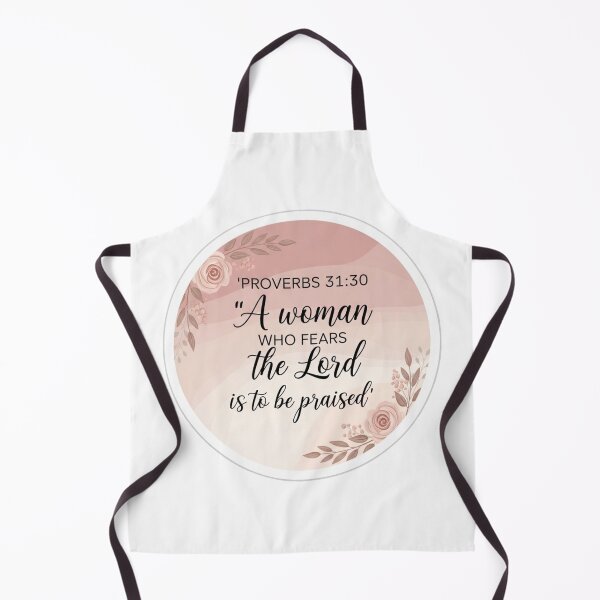 Item preview, Proverbs 31:30 Christian Sticker – A Woman Who Fears the Lord Feminine Design designed and sold by Illustrated Faith.
