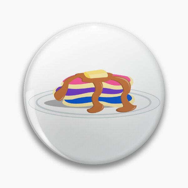 Item preview, Stack of Pancakes Bisexual Pride Flag designed and sold by HarveyHandcraftsandDesigns.