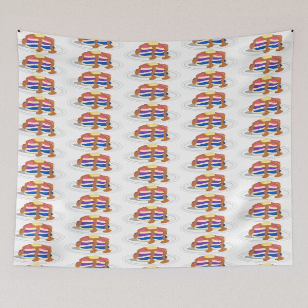 Item preview, Stack of Pancakes Bisexual Pride Flag designed and sold by HarveyHandcraftsandDesigns.