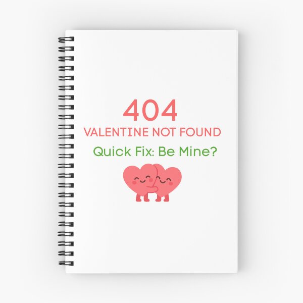Item preview, 404 Valentine Not Found Be Mine? Cute Nerdy Valentine design designed and sold by MonyVeli.