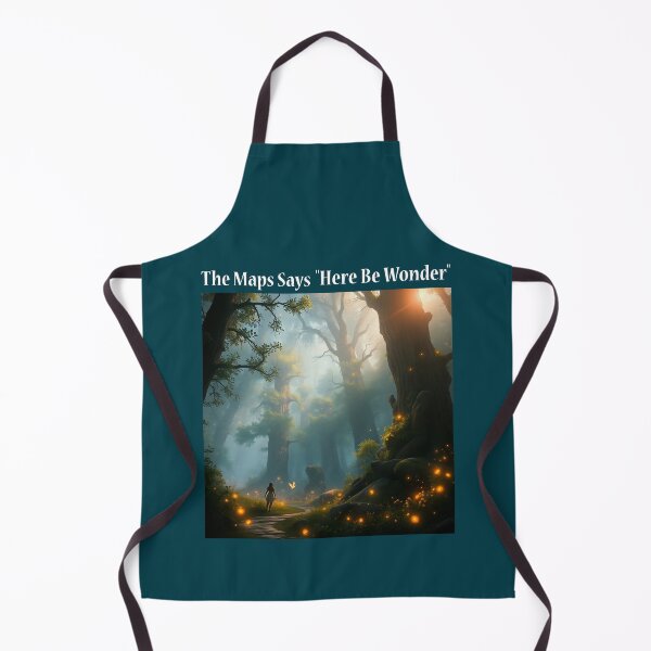 Item preview, The Map Says "Here Be Wonder" Enchanted designed and sold by Sachie's Studio.