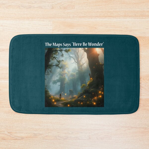 Item preview, The Map Says "Here Be Wonder" Enchanted designed and sold by Sachie's Studio.