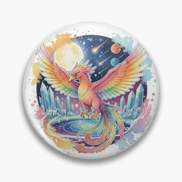 Item preview, Phoenix cute Moon - Cute Spirit Moon Art designed and sold by Magic  House.