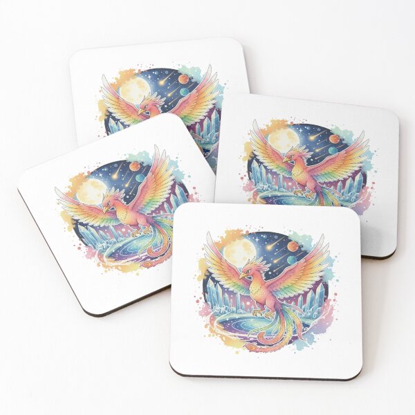 Item preview, Phoenix cute Moon - Cute Spirit Moon Art designed and sold by Magic  House.
