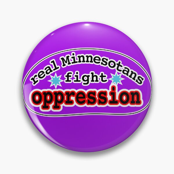 Item preview, Real Minnesotans fight oppression, purple background designed and sold by mntimg.
