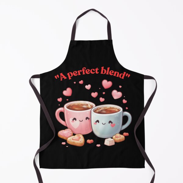 Item preview, A Perfect Blend - Cute Kawaii Coffee Cups Valentine designed and sold by Vive con Fe.