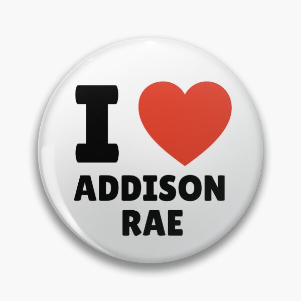 Item preview, I love Addison Rae sticker designed and sold by rilamofushop.