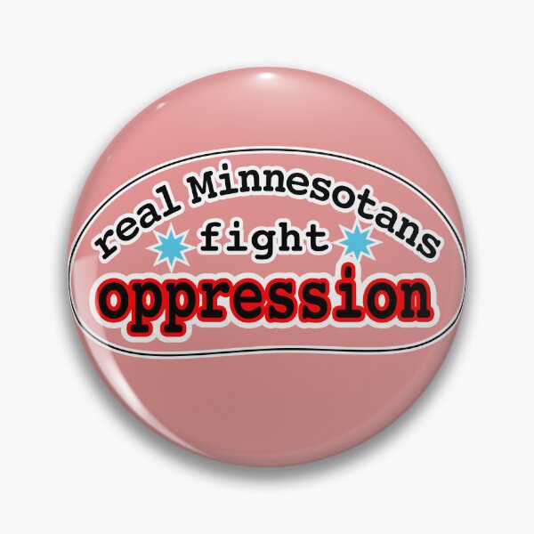 Item preview, Real Minnesotans fight oppression, pink background designed and sold by mntimg.