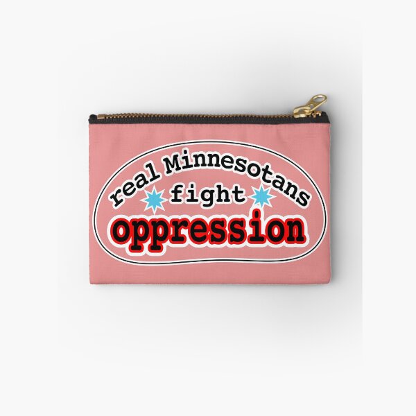 Item preview, Real Minnesotans fight oppression, pink background designed and sold by mntimg.