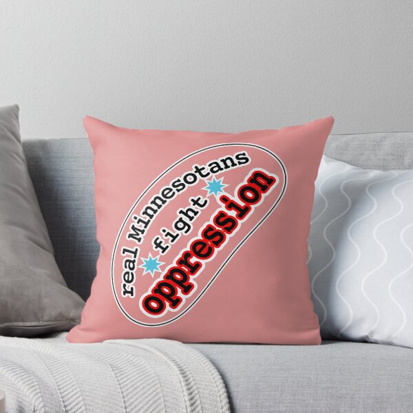Item preview, Real Minnesotans fight oppression, pink background designed and sold by mntimg.