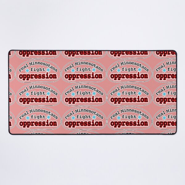 Item preview, Real Minnesotans fight oppression, pink background designed and sold by mntimg.