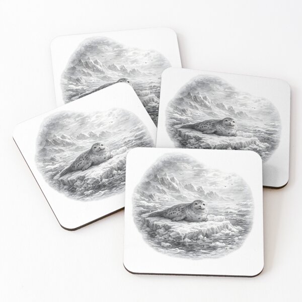 Item preview, Seal on ice floe designed and sold by AggAverse.