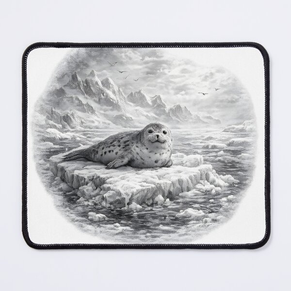 Item preview, Seal on ice floe designed and sold by AggAverse.