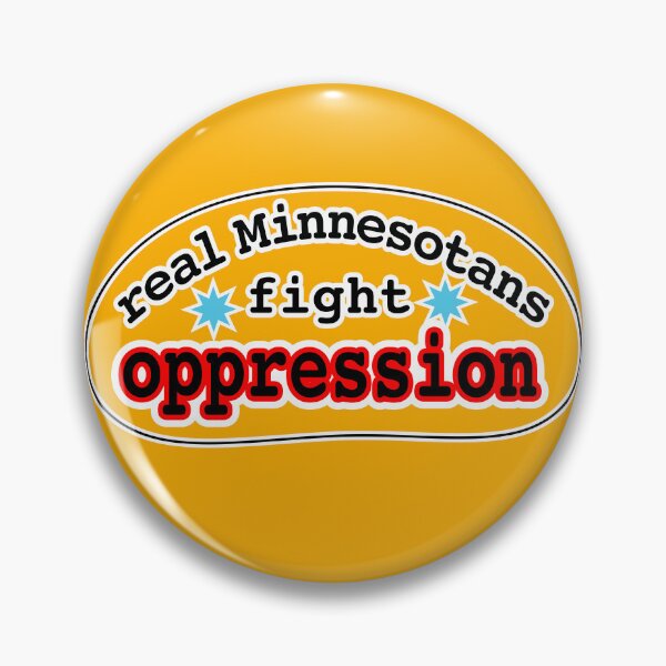 Item preview, Real Minnesotans fight oppression, orange background designed and sold by mntimg.