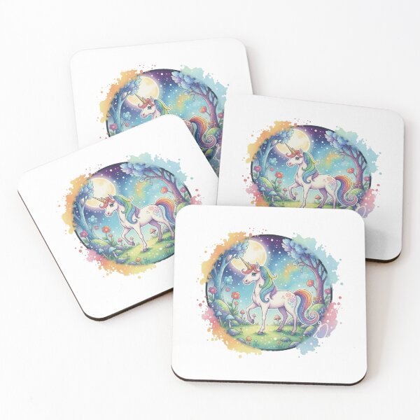 Item preview, Unicorn cute Moon - Cute Spirit Moon Art designed and sold by Magic  House.