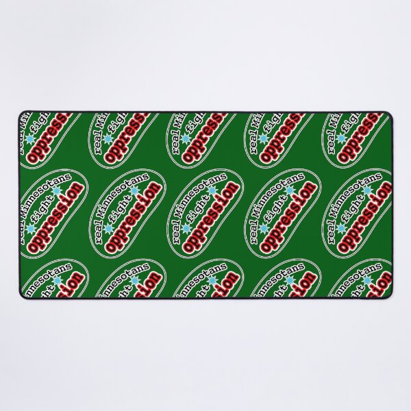 Item preview, Real Minnesotans fight oppression, green background designed and sold by mntimg.