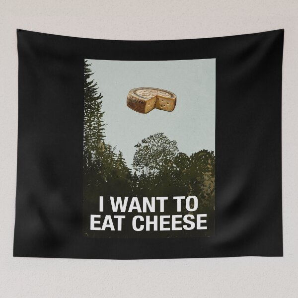 Item preview, I want To Eat Cheese designed and sold by lauragraves.