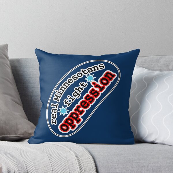 Item preview, Real Minnesotans fight oppression, blue background designed and sold by mntimg.