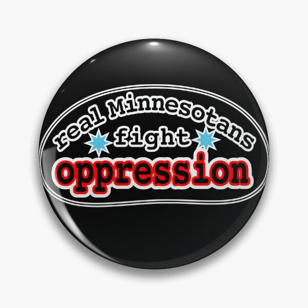 Item preview, Real Minnesotans fight oppression, black background designed and sold by mntimg.