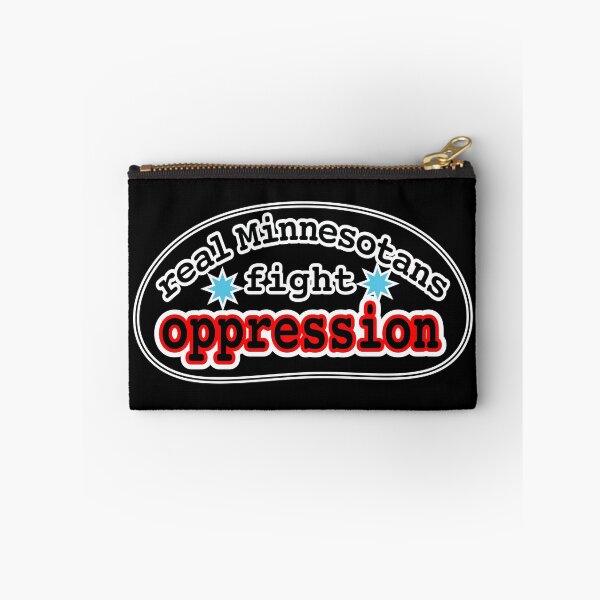 Item preview, Real Minnesotans fight oppression, black background designed and sold by mntimg.