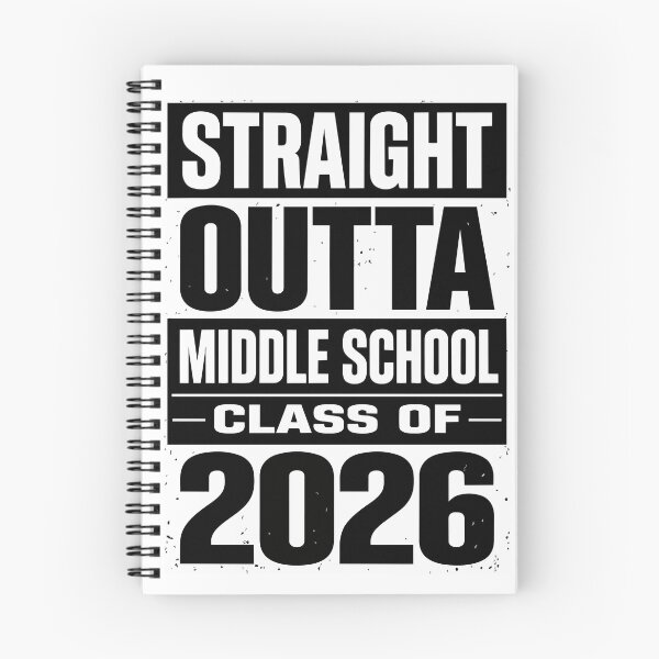 Item preview, Straight Outta Middle School Class of 2026 – Funny Graduation designed and sold by FamaPod.