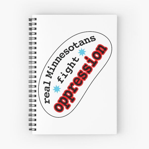 Item preview, Real Minnesotans fight oppression, blank or white designed and sold by mntimg.