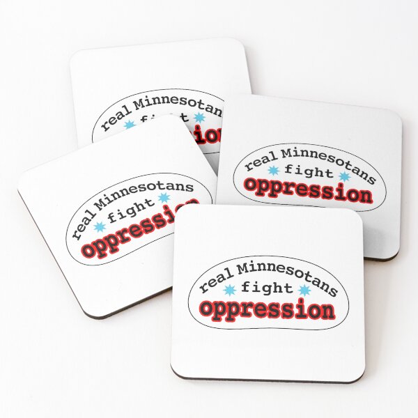 Item preview, Real Minnesotans fight oppression, blank or white designed and sold by mntimg.