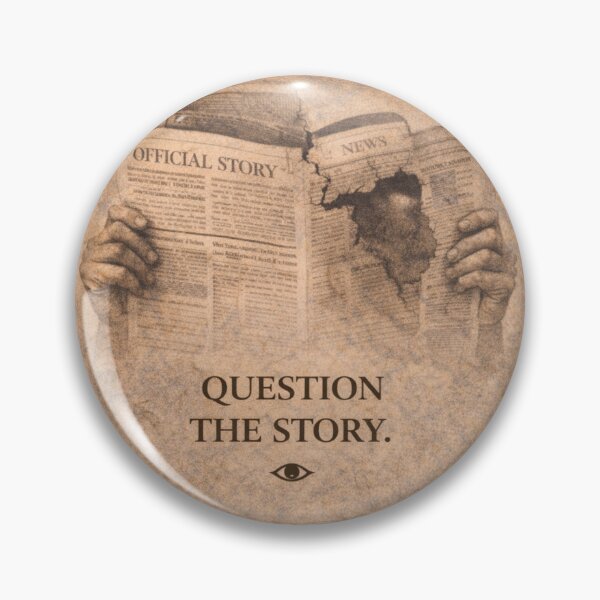 Item preview, Question The Story Awareness Poster designed and sold by Papier Atelier Art.