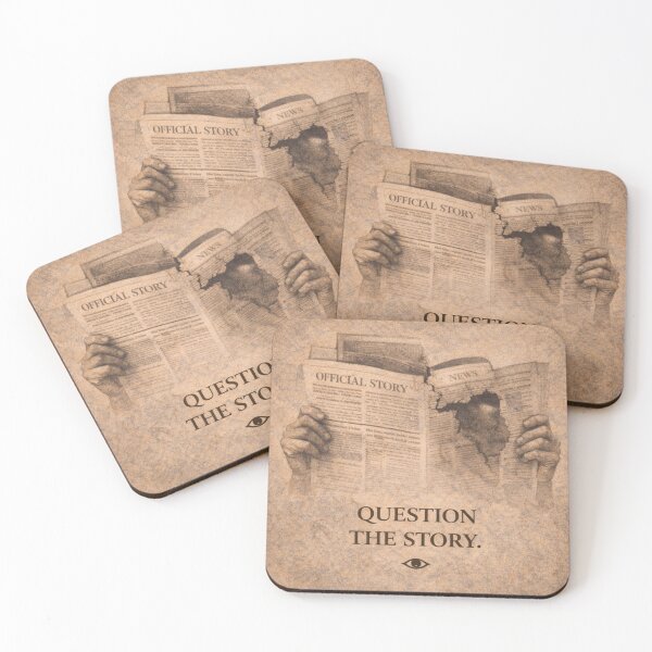 Item preview, Question The Story Awareness Poster designed and sold by Papier Atelier Art.