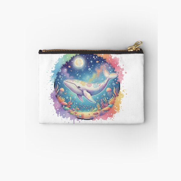 Item preview, Cute Whale Moon - Cute Spirit Moon Art designed and sold by Magic  House.