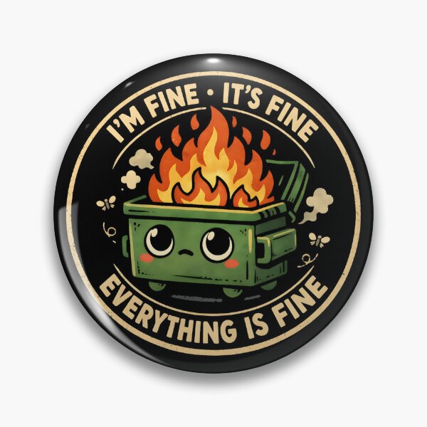 Item preview, IT’S FINE I’M FINE EVERYTHING IS FINE designed and sold by shauniedsouzas.