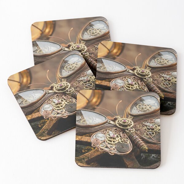 Item preview, Clockwork Butterfly - Mechanical Steampunk Butterfly designed and sold by Neon Nature Studio.