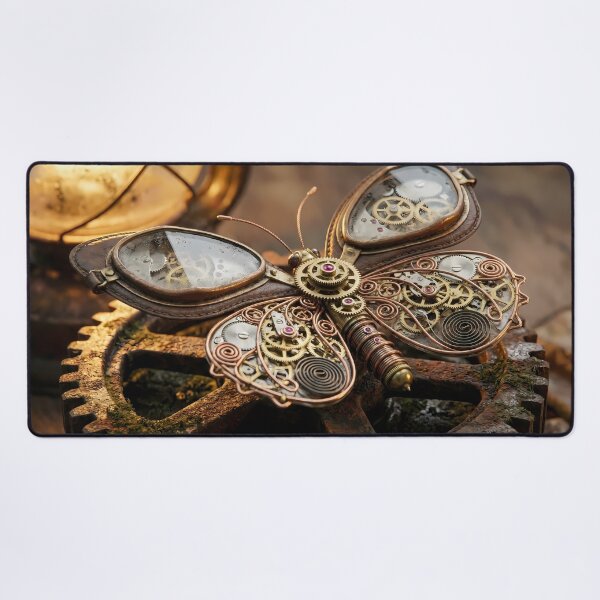 Item preview, Clockwork Butterfly - Mechanical Steampunk Butterfly designed and sold by Neon Nature Studio.