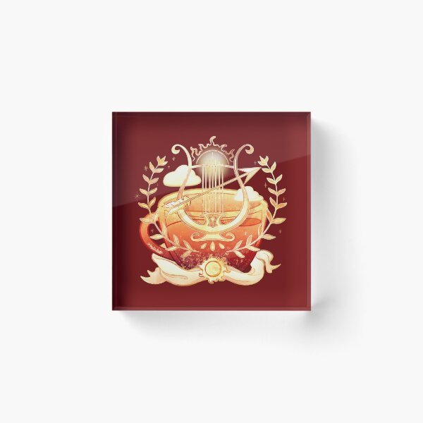 Item preview, Greek Mythology Teacup: God of Light and Music, Apollo designed and sold by heysoleilart.