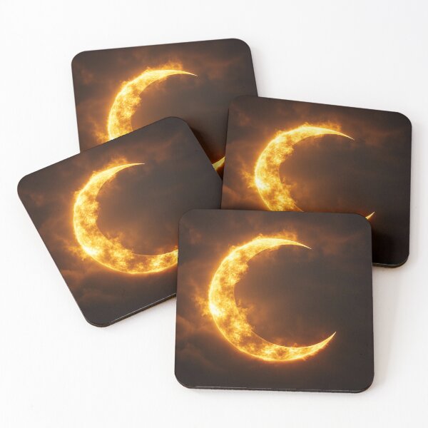 Item preview, Moon Shaped Sun – Celestial Crescent Sun Minimal Art Design designed and sold by WordPlayStudio.