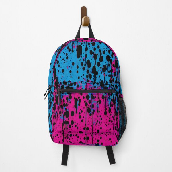 Item preview, Paint splatter pattern on the wall in pink and blue. designed and sold by Giulivo Store Graphic.